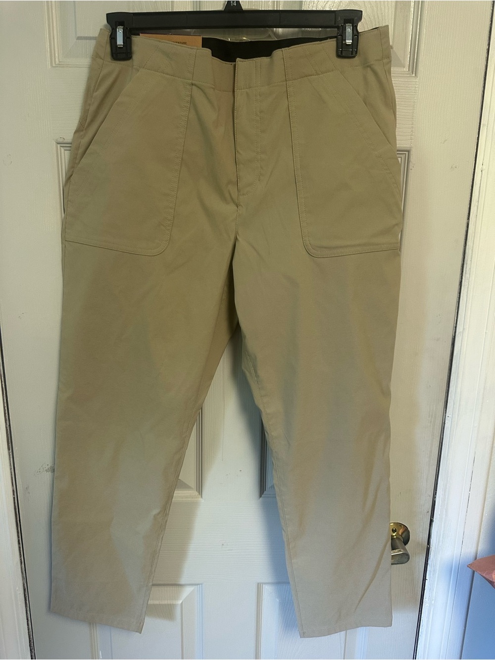 Women’s  Casual Beige Pants - Classic Straight Fit